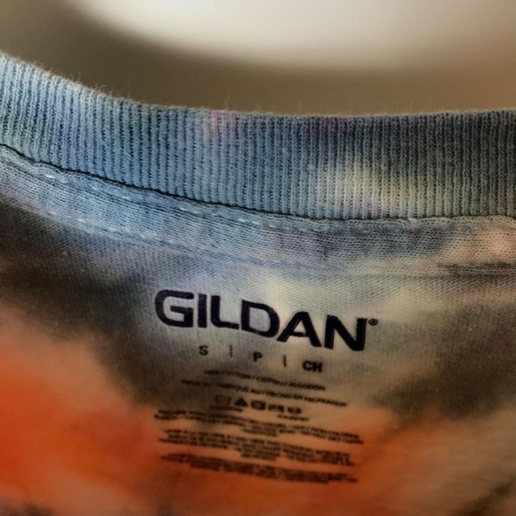Gildan T Shirt Tie Dye Swirl Spiral Tee Short Sleeve Cotton Logo Adult Small S - Picture 4 of 10